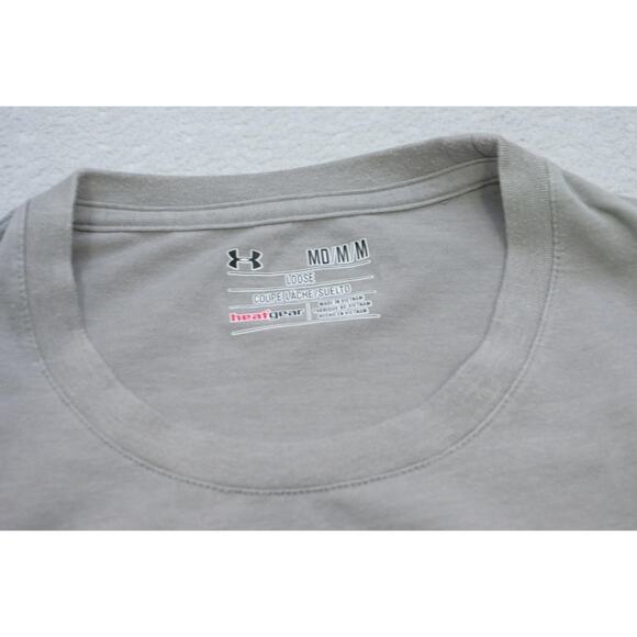 Under Armour Gym Shirt HeatGear Basketball Tee Athletic Performance Mens Medium - Picture 7 of 11